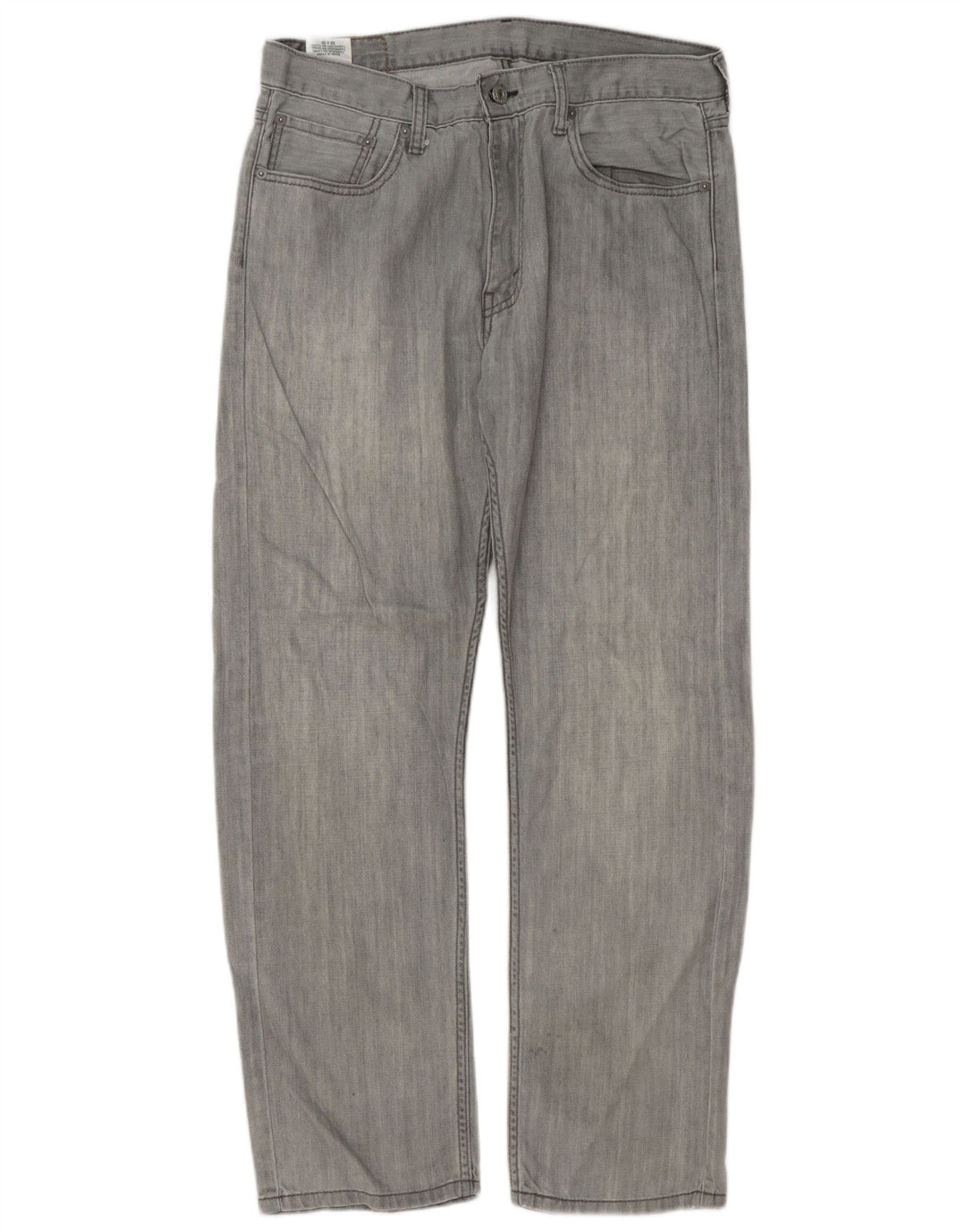 Levi's Uomo 505 Jeans dritti W33 L30 Cotone grigio