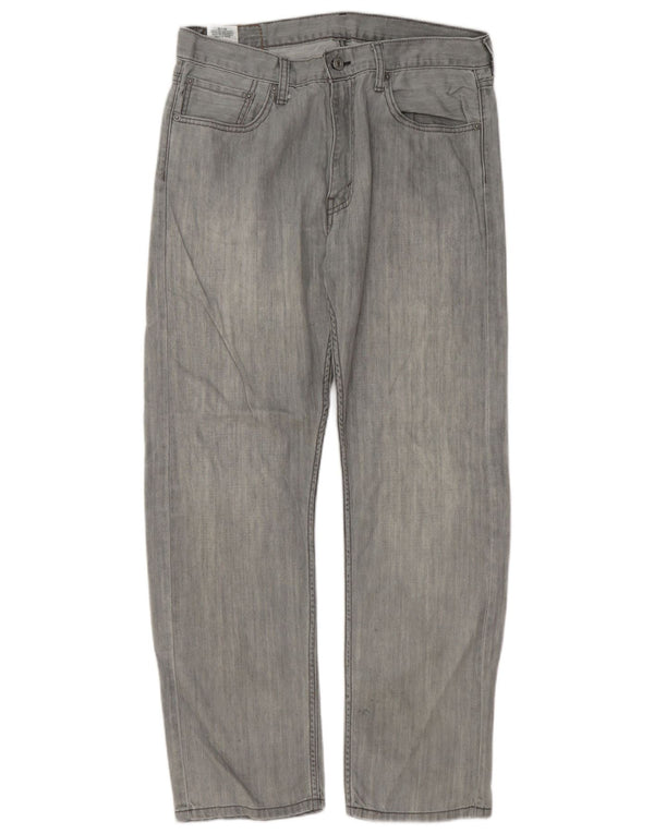 Levi's Uomo 505 Jeans dritti W33 L30 Cotone grigio