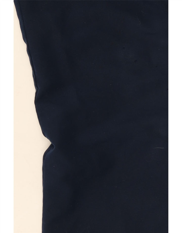 Pantaloni della tuta da ragazzo Adidas 9-10 anni in poliestere blu navy