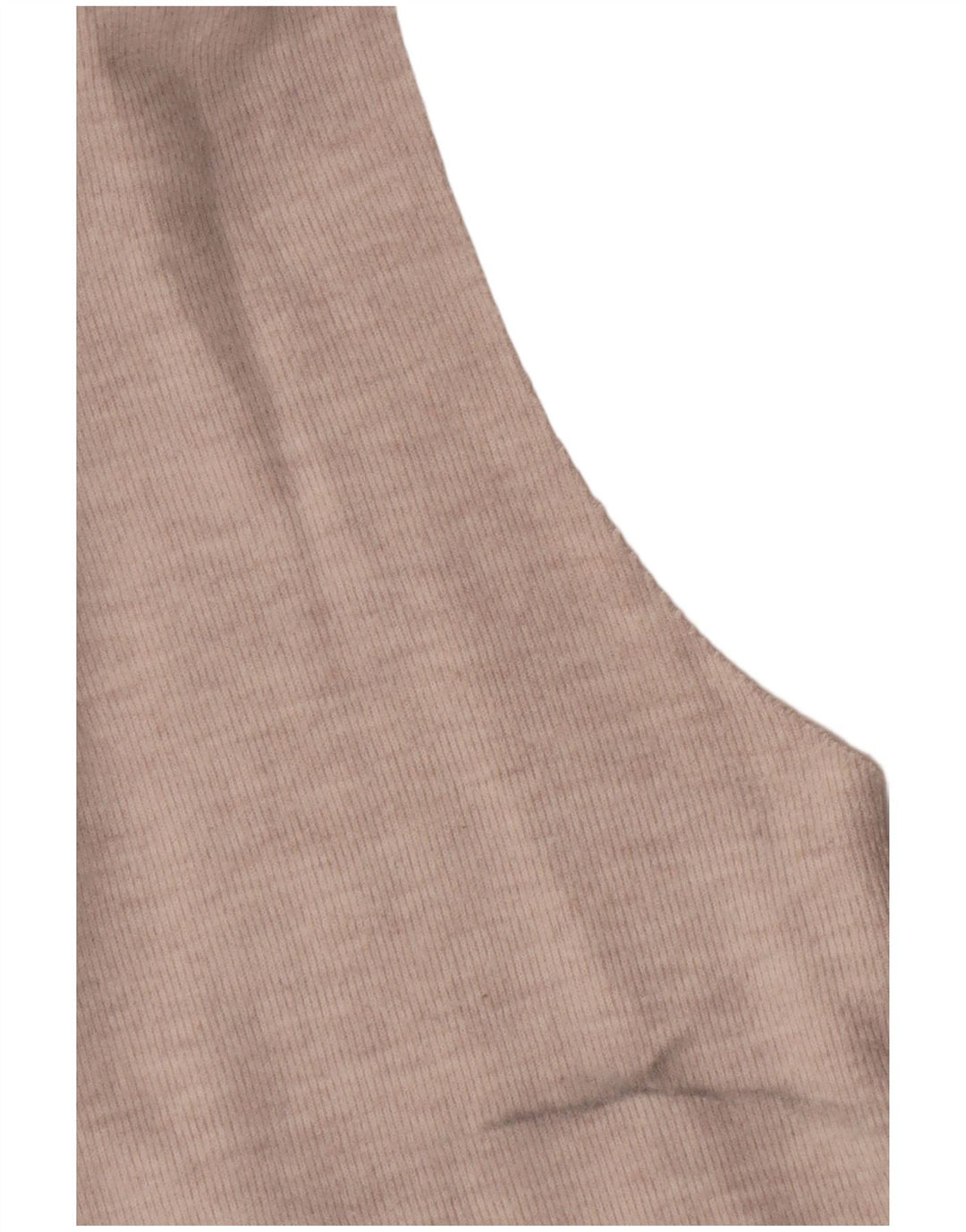Canotta Zara da donna con collo alto, UK 12, cotone beige medio