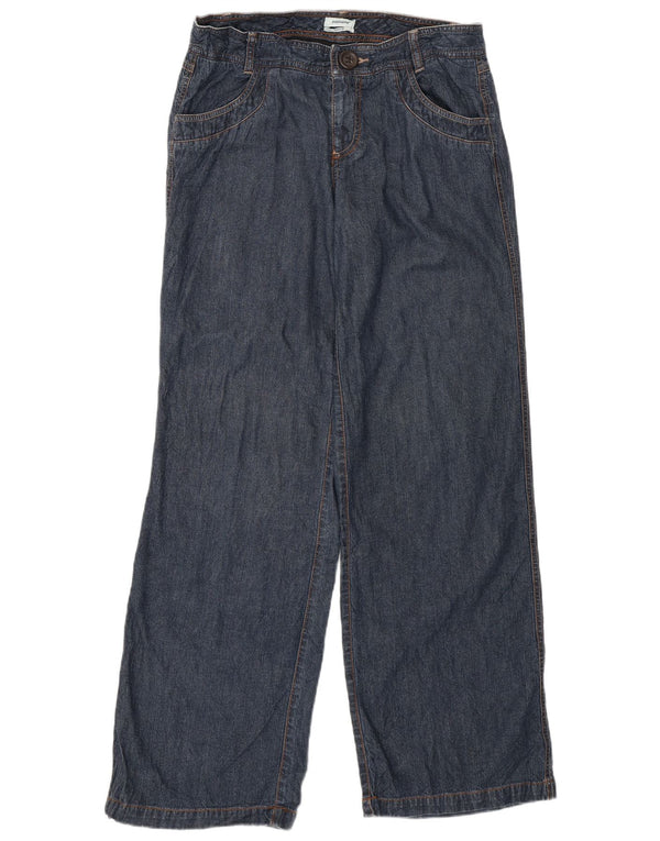DOCKERS Jeans a gamba larga dalla vestibilità preferita da donna US 8 Medio W30 L31 Blu navy