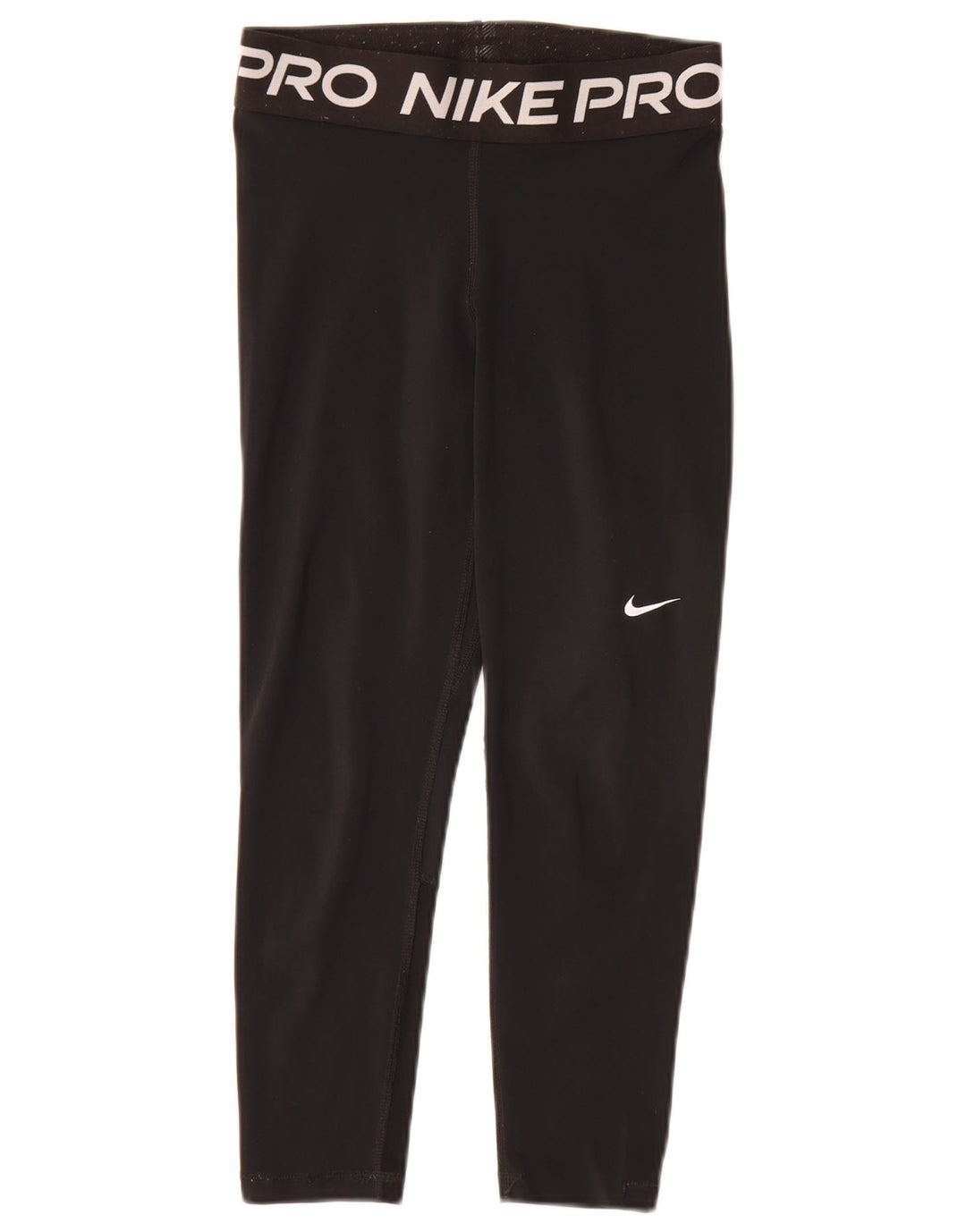 Leggings Nike Dri Fit Graphic Capri da donna UK 10 piccoli neri