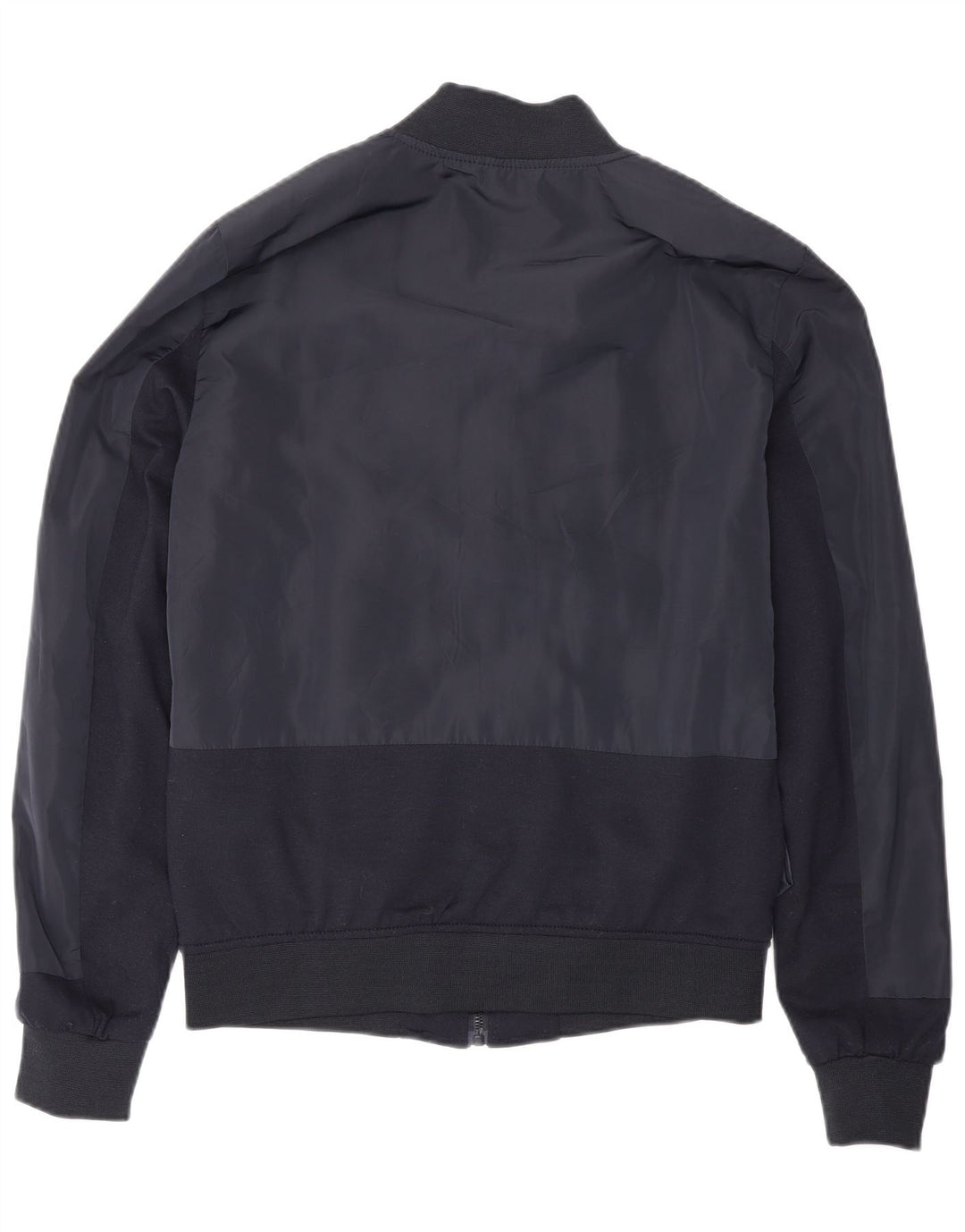 Giubbotto bomber da uomo Zara UK 38 poliestere blu navy medio