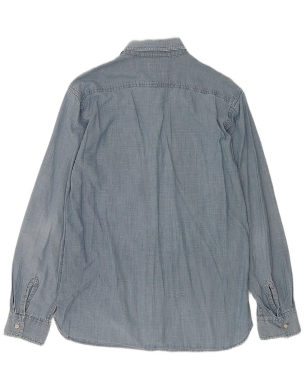 LEVI'S Camicia di jeans da uomo grande in cotone blu