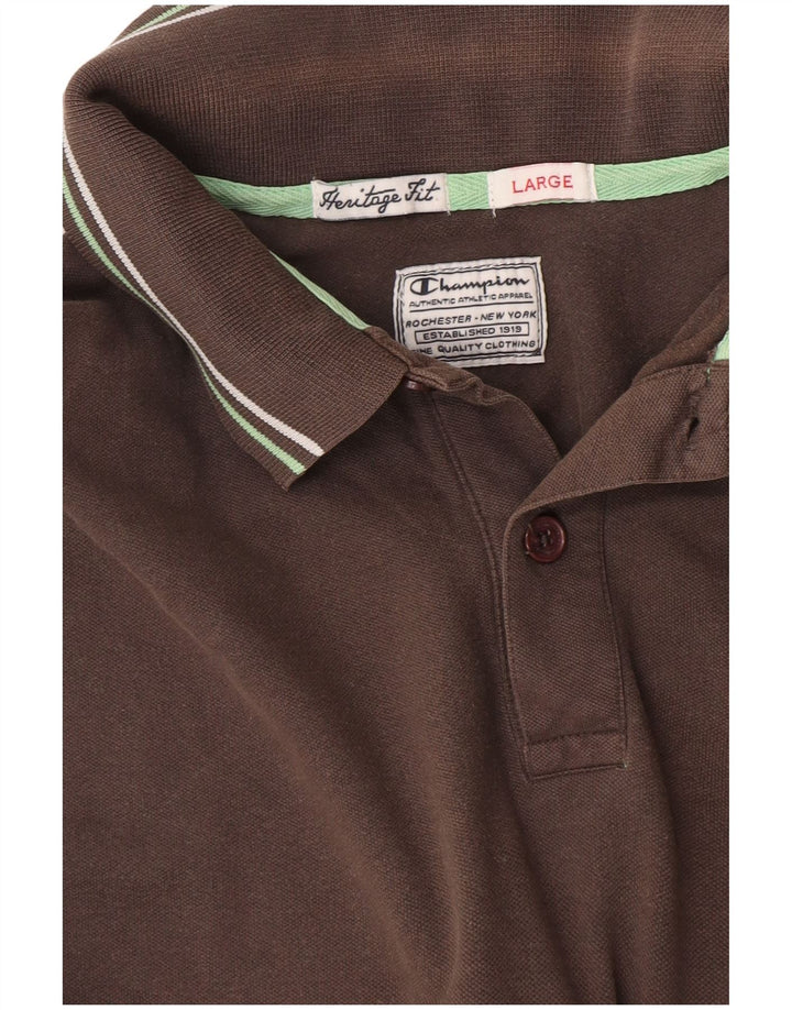 Polo Champion da uomo Heritage Fit grande grigia