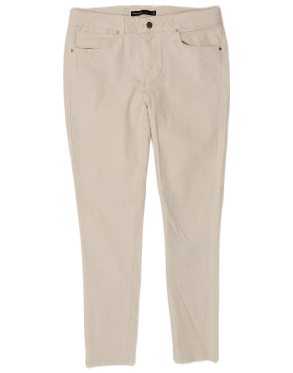 Jeans skinny da donna Karen Millen UK 12 Medium W32 L27 Cotone bianco