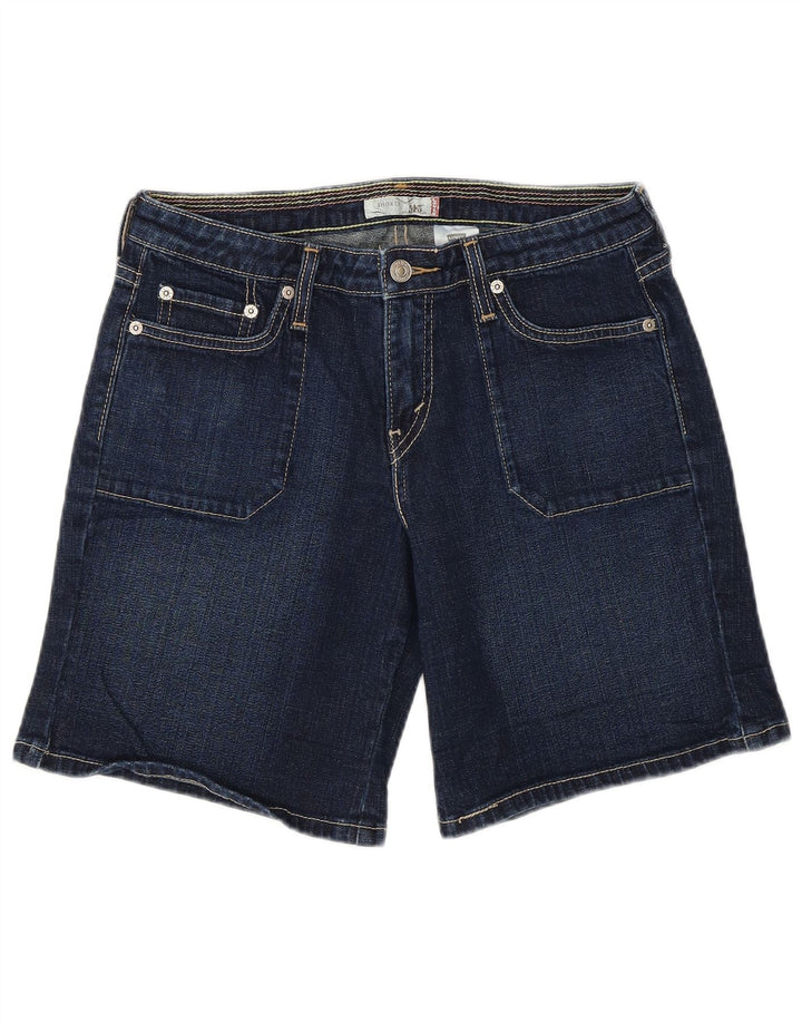 Pantaloncini di jeans Levi's 545 da donna US 4 Small W28 Cotone blu navy
