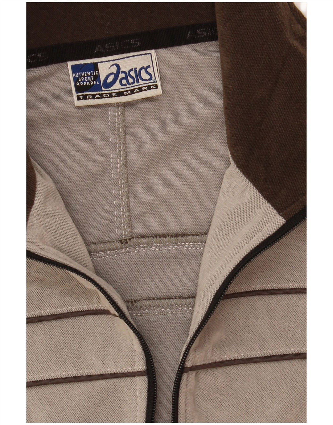 Giacca sportiva da uomo Asics, colore grigio medio a righe