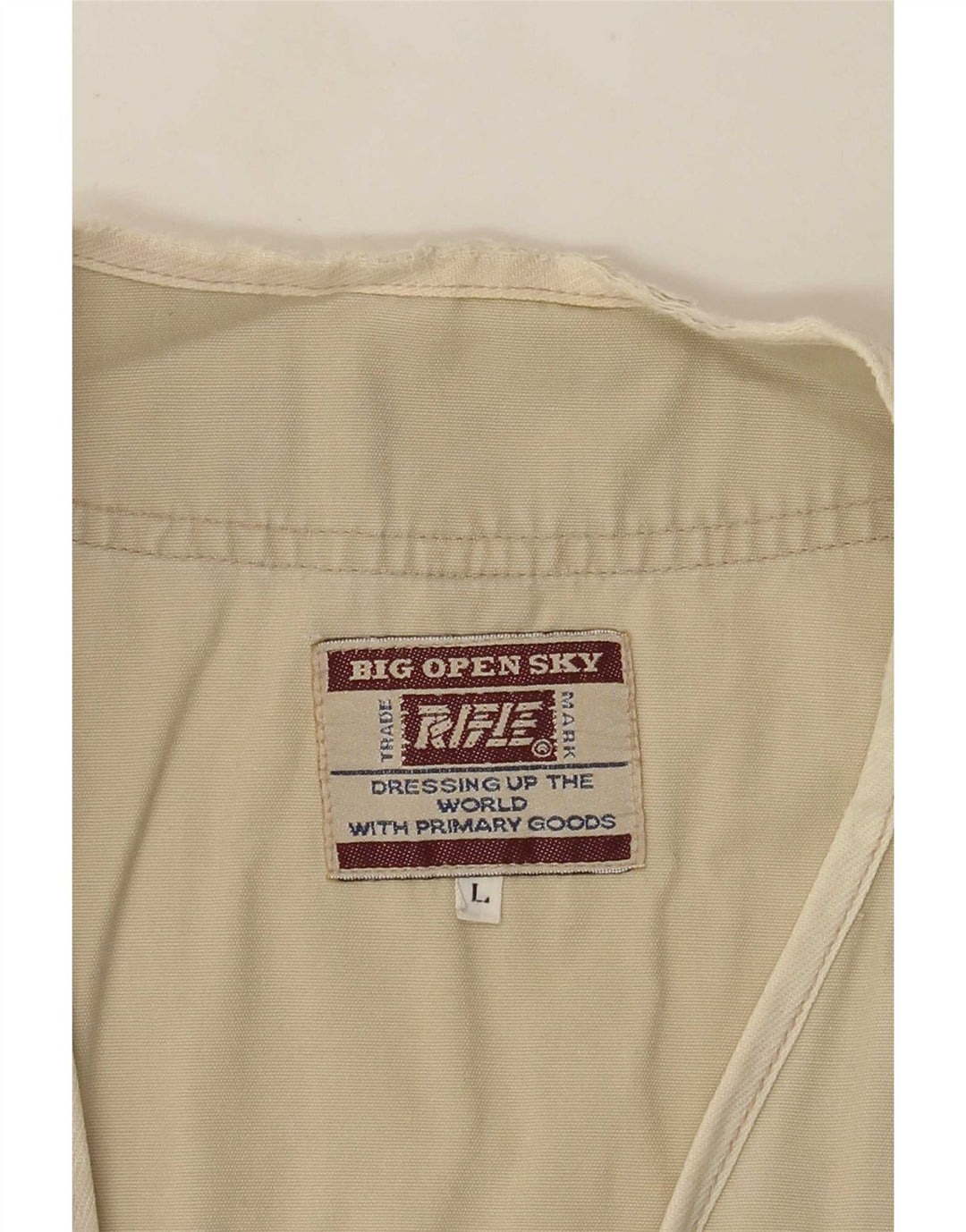 Gilet multiuso da uomo Rifle UK 40 Large Beige