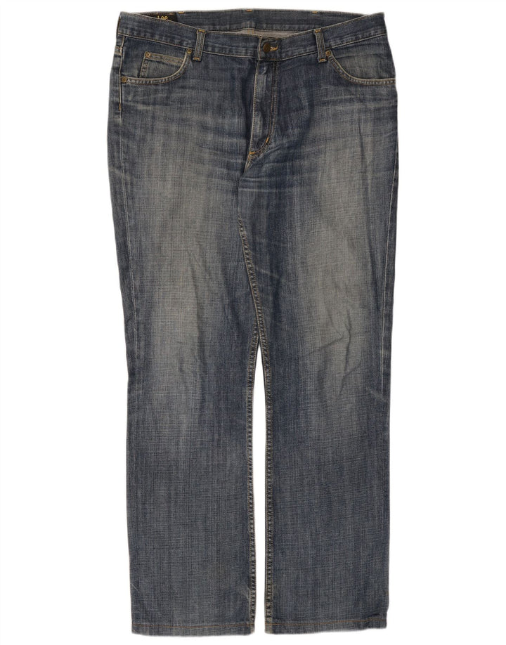 Jeans dritti da uomo Lee REED W38 L32 in cotone blu
