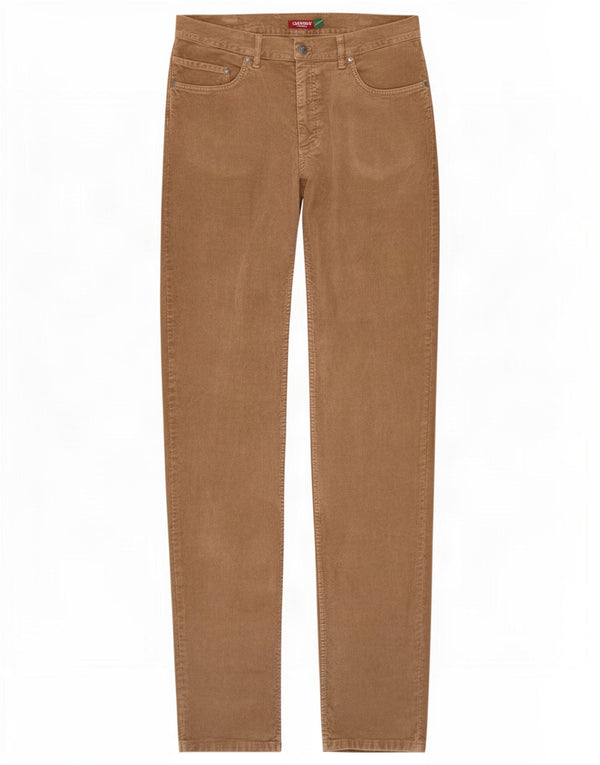 Pantaloni Carrera Uomo 700 Regular in Velluto a Coste W34 L34 Cotone Beige