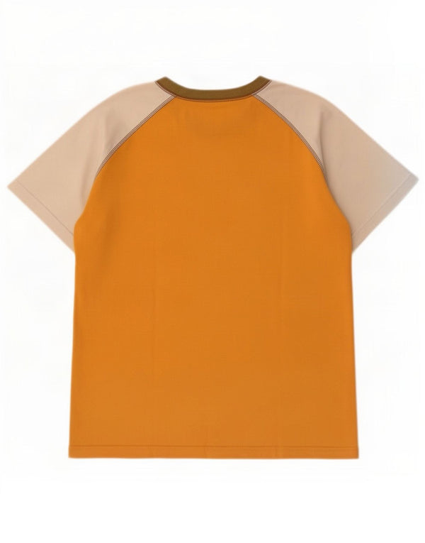 T-shirt grafica per ragazzi Timberland Top 11-12 anni color block arancione