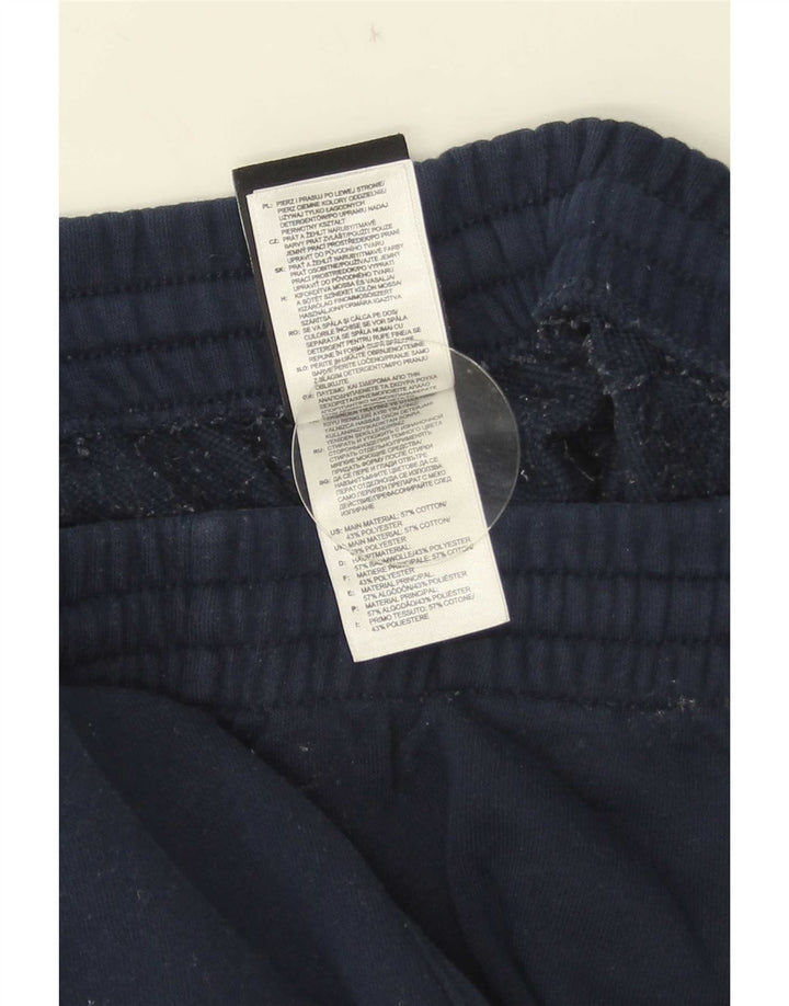 Pantaloni da tuta da uomo Adidas medi in cotone blu navy