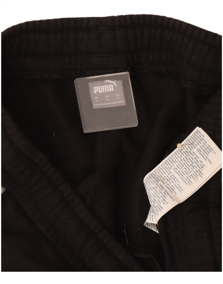 Pantaloni da tuta da uomo Puma Joggers Medium Black Colourblock Cotton