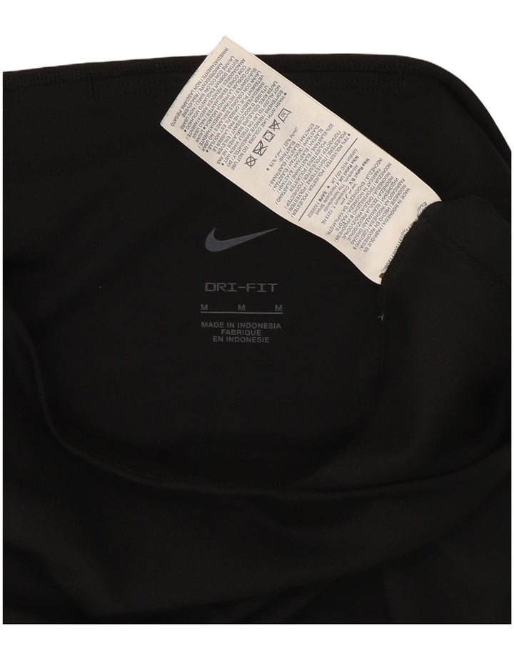 Leggings Nike Dri Fit Capri da donna UK 12 medio nero poliestere