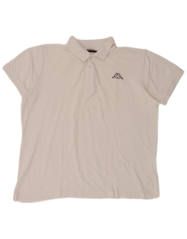 Polo da uomo KAPPA 2XL cotone bianco
