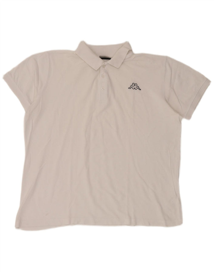Polo da uomo KAPPA 2XL cotone bianco