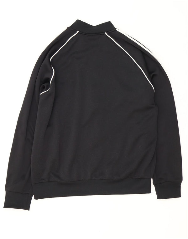 Giacca da ginnastica da uomo Adidas XL nera in poliestere