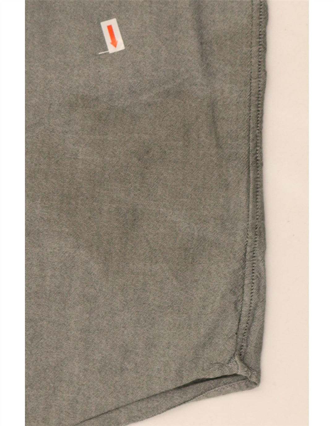 Camicia Timberland da uomo slim fit grande in cotone grigio