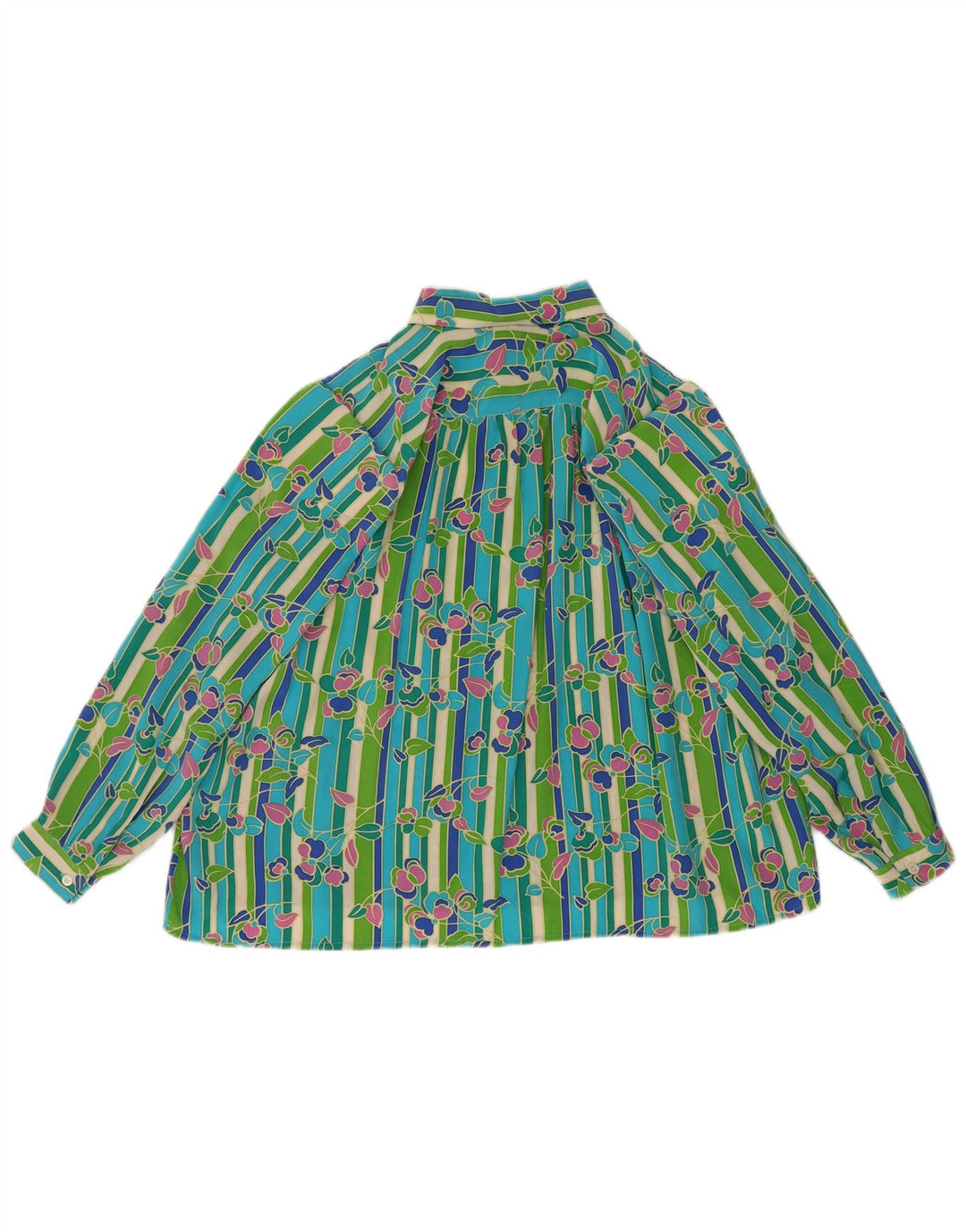 Camicetta da donna pullover da donna di Diana Bentall UK 20 2XL floreale multicolore
