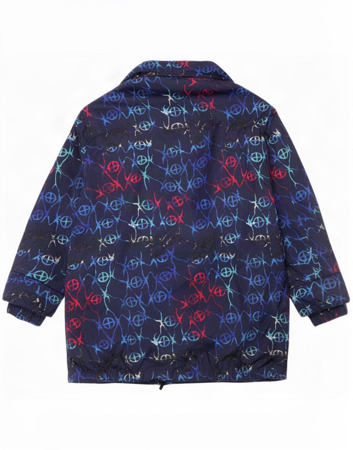 Giacca imbottita con cappuccio da donna FUCHS & SCHMITT UK 16 Large Blu Navy geometrico