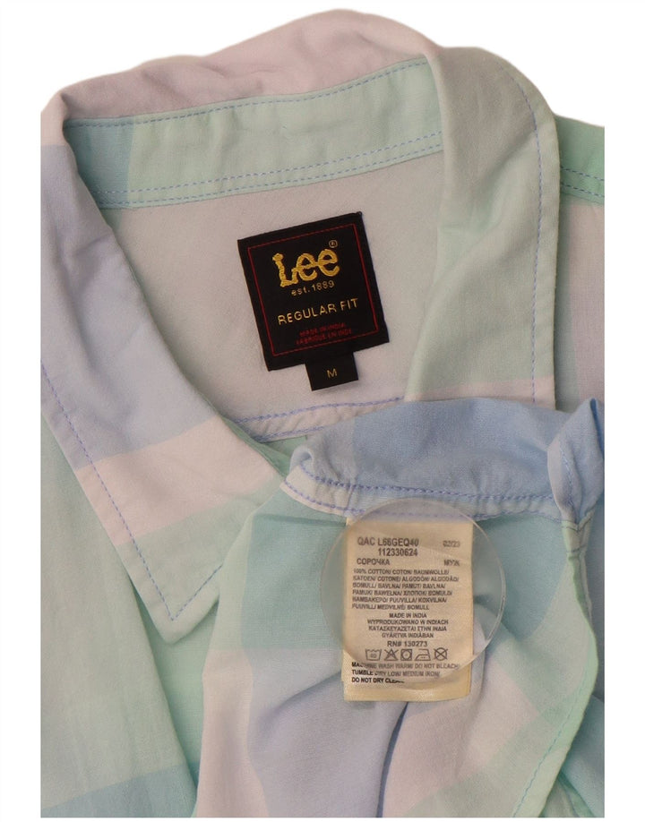 Camicia LEE da uomo a maniche corte vestibilità regolare in cotone a quadri multicolore medio
