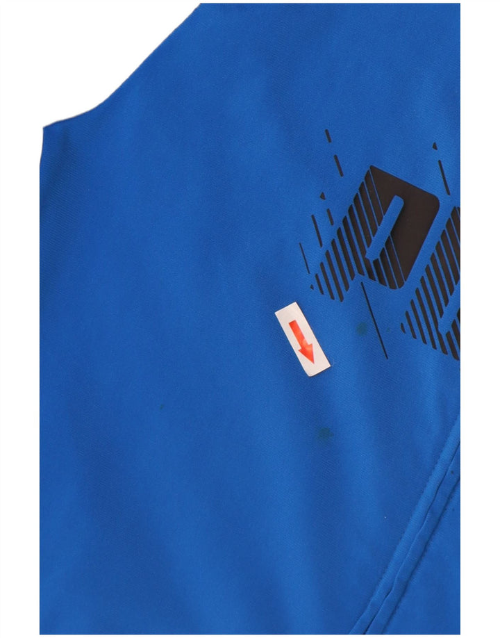 Giacca da tuta grafica da ragazzo Puma 13-14 anni Blu Colourblock