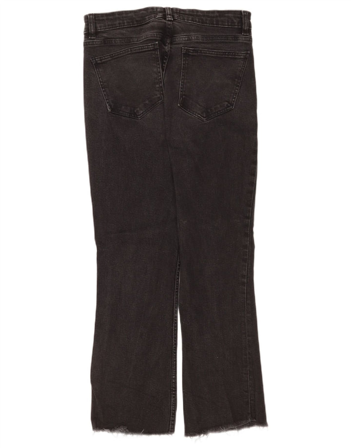 Jeans corti da donna Zara EU 42 grandi W32 L24 neri