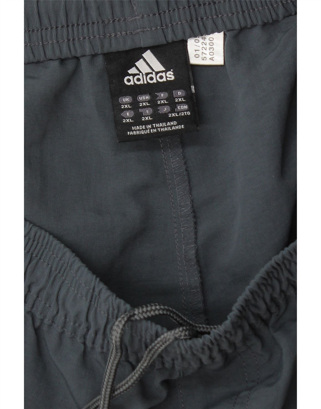 Pantaloncini sportivi da uomo Adidas Bermuda 2XL Poliammide grigio