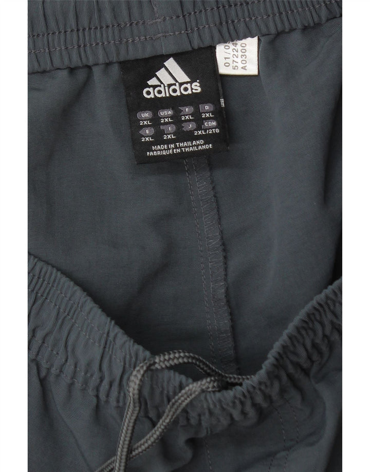 Pantaloncini sportivi da uomo Adidas Bermuda 2XL Poliammide grigio
