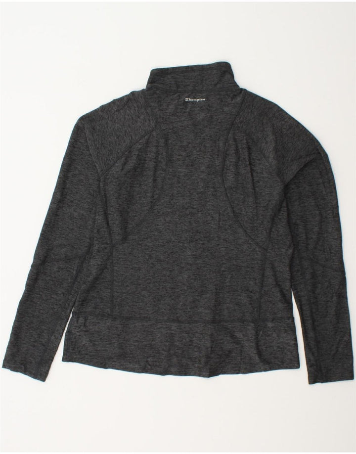 CHAMPION Womens Tracksuit Top Jacket UK 16 Large Grey Polyester Vintage Champion and Second-Hand Champion from Messina Hembry 