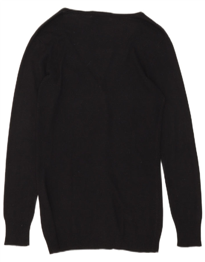 Maglione cardigan da donna di Dack UK 10 piccolo nero