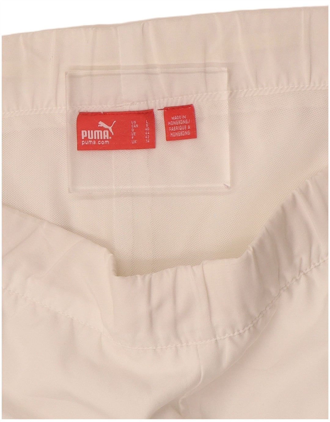Pantaloni della tuta da donna Puma UK 14 Large bianchi
