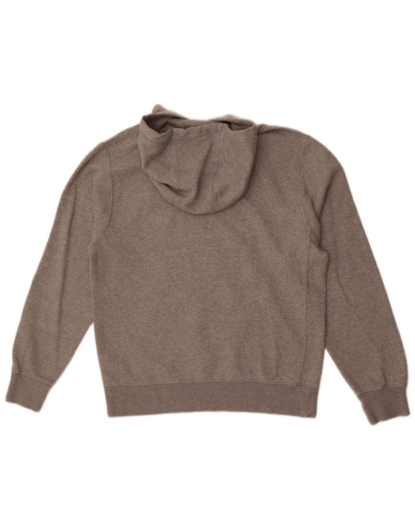 Felpa con cappuccio da uomo Nike Small in cotone grigio