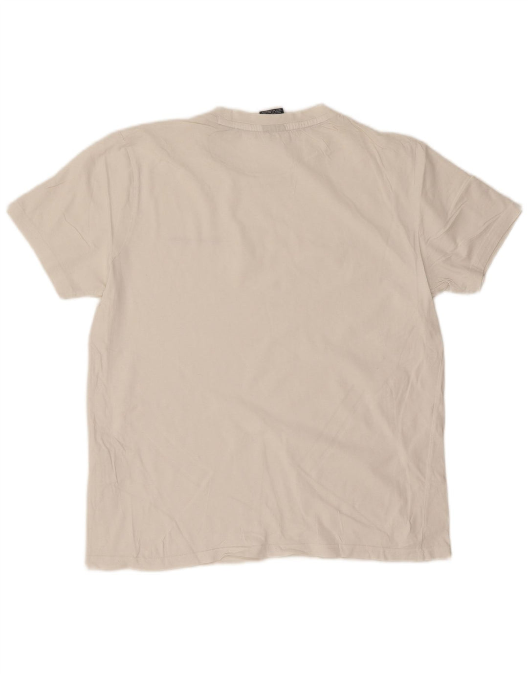T-shirt da uomo Champion Top in cotone bianco medio