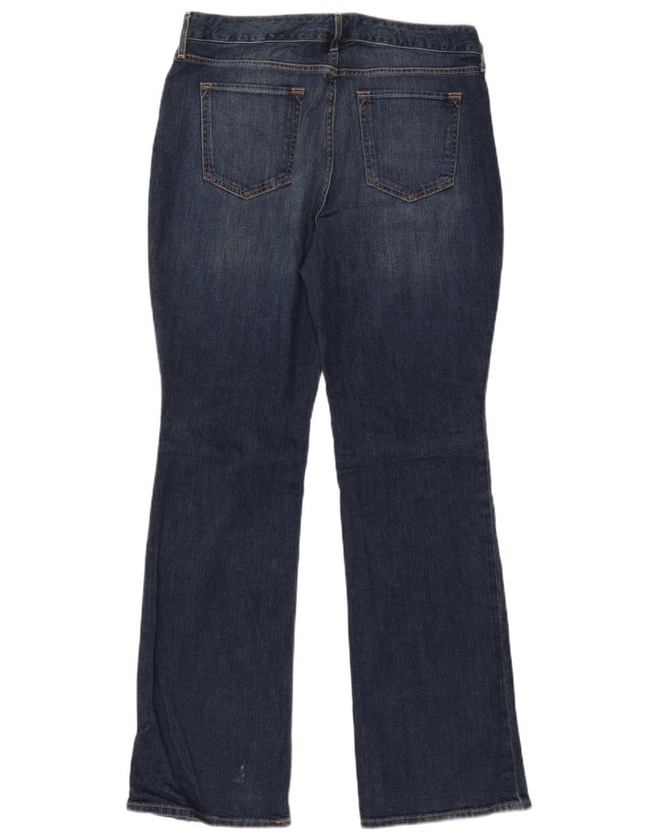 Jeans bootcut curvy da donna Eddie Bauer US 10 Large W32 L33 cotone blu