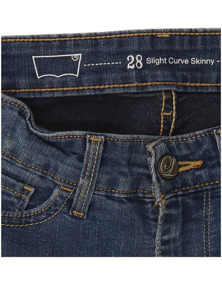 LEVI'S Jeans skinny leggermente curvy da donna W28 L27 Blu