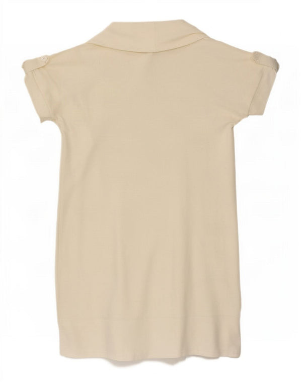 Abito a trapezio da donna Zara UK 14 grande bianco sporco