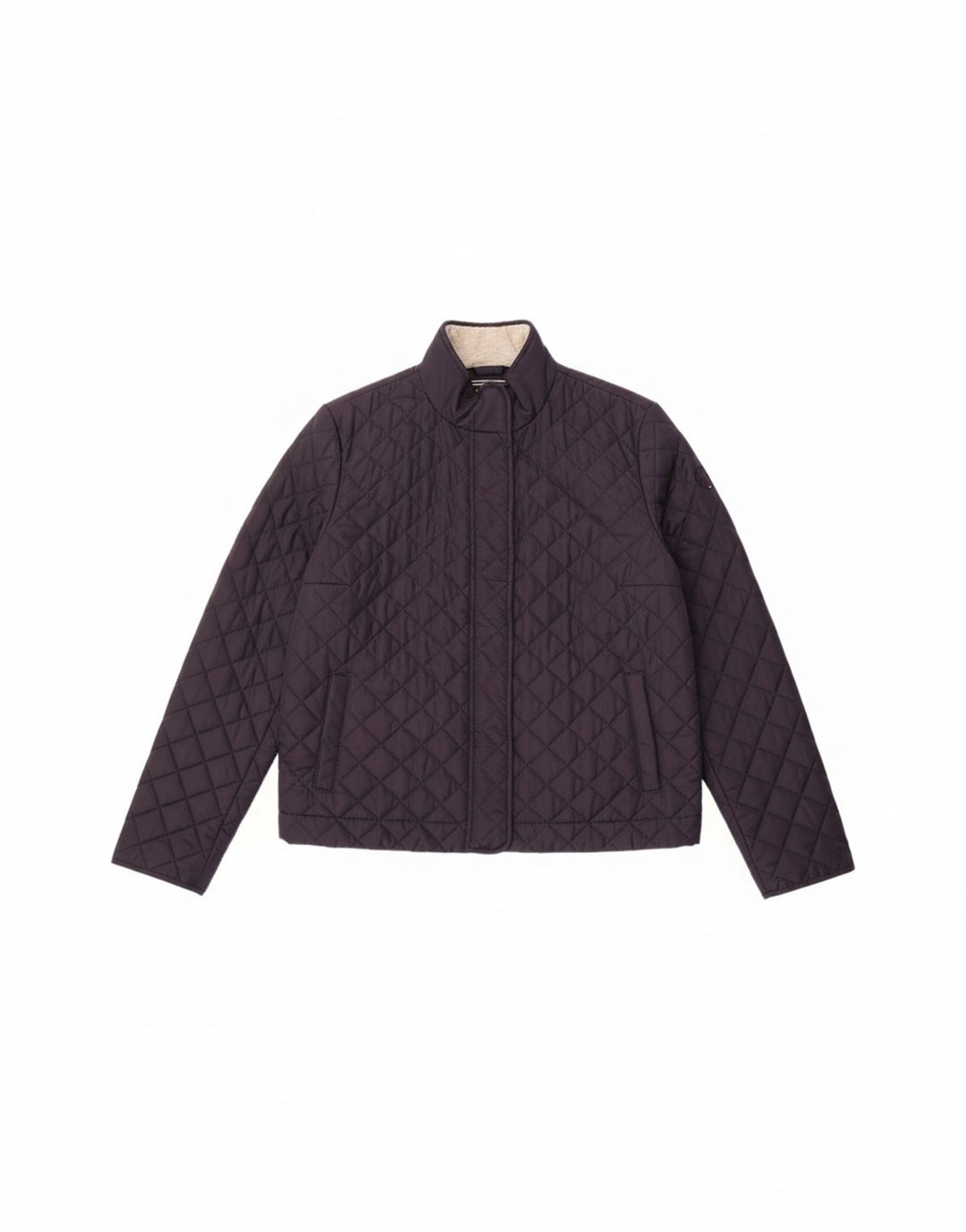 TOMMY HILFIGER Womens Quilted Jacket UK 14 Medium Navy Blue Polyester Vintage Tommy Hilfiger and Second-Hand Tommy Hilfiger from Messina Hembry 