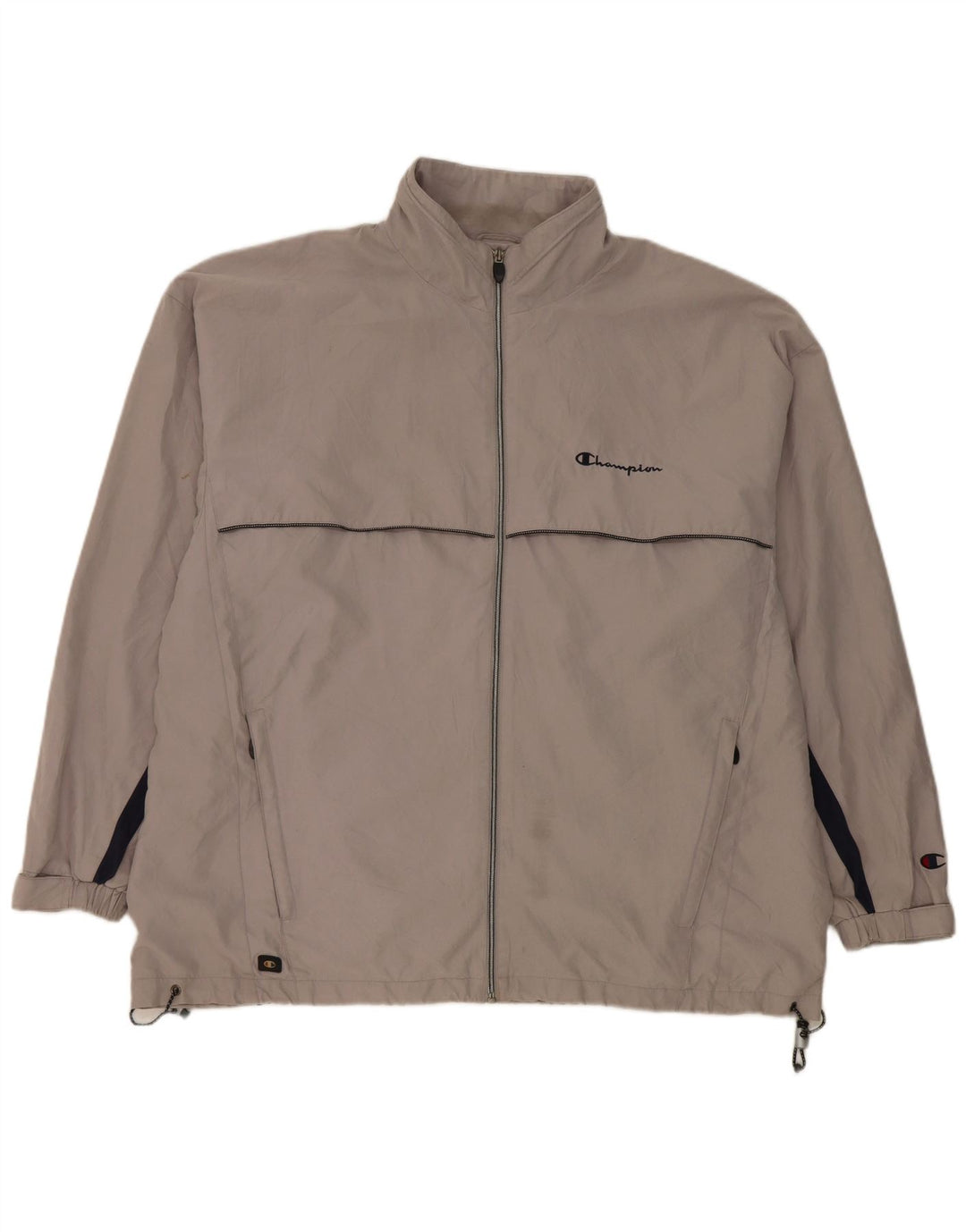 Giacca antipioggia da uomo Champion UK 42 XL Poliestere color block grigio