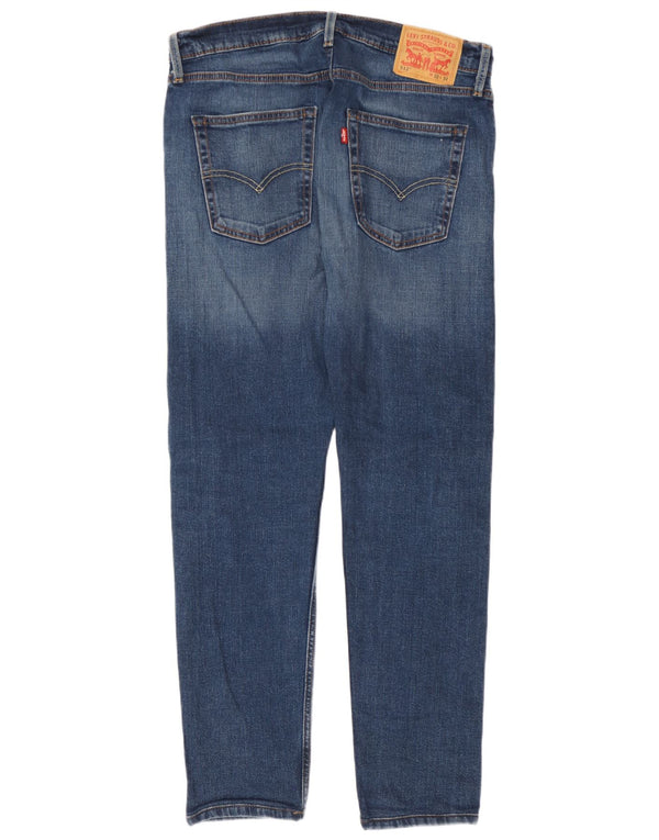 Jeans Levi's Uomo 512 Slim Fit affusolati W32 L32 Cotone Blu