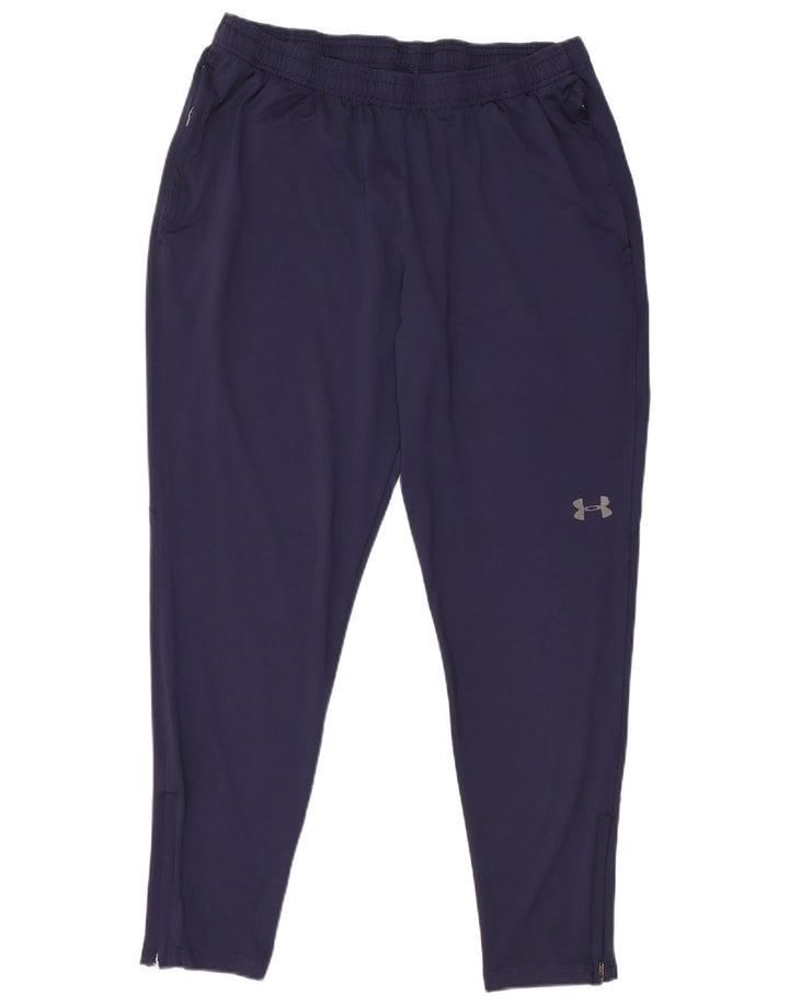 Pantaloni da tuta da uomo UNDER ARMOUR XL poliestere blu navy