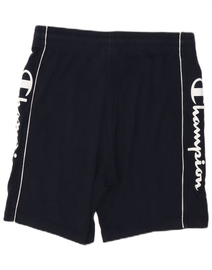Pantaloncini sportivi grafici da uomo CHAMPION piccoli blu navy