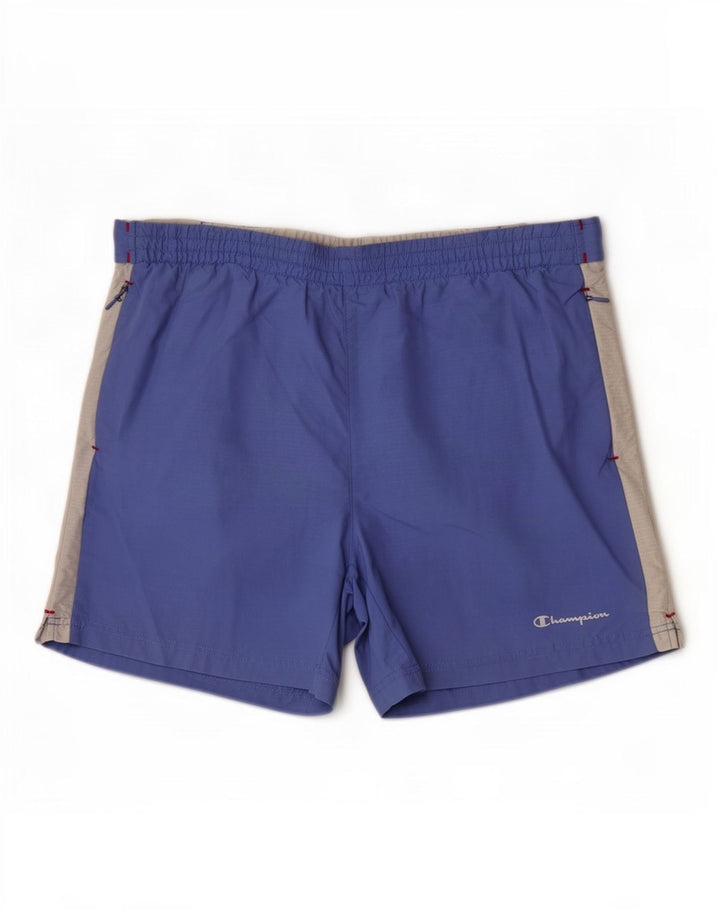 Pantaloncini sportivi da uomo Champion XL blu color block