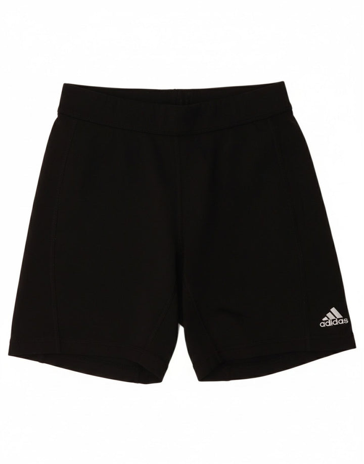 ADIDAS Womens Sport Shorts UK 4/6 XS  Black Polyester