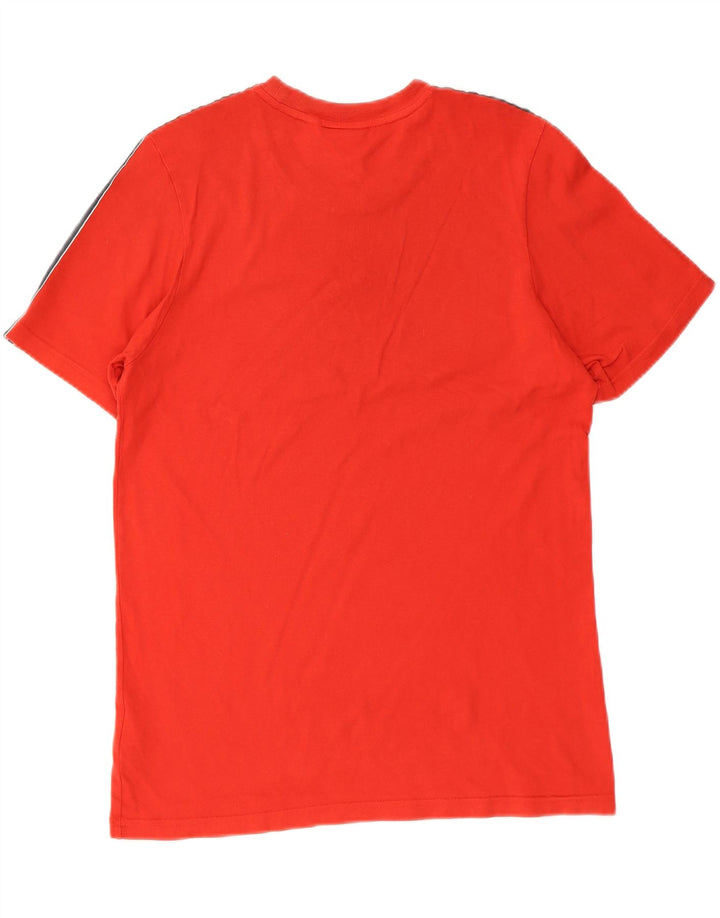 ADIDAS Mens T-Shirt Top Medium Red Cotton Vintage Adidas and Second-Hand Adidas from Messina Hembry 