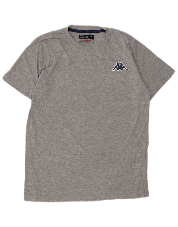 Kappa Mens T-Shirt Top Medium Grey Flecked Cotton