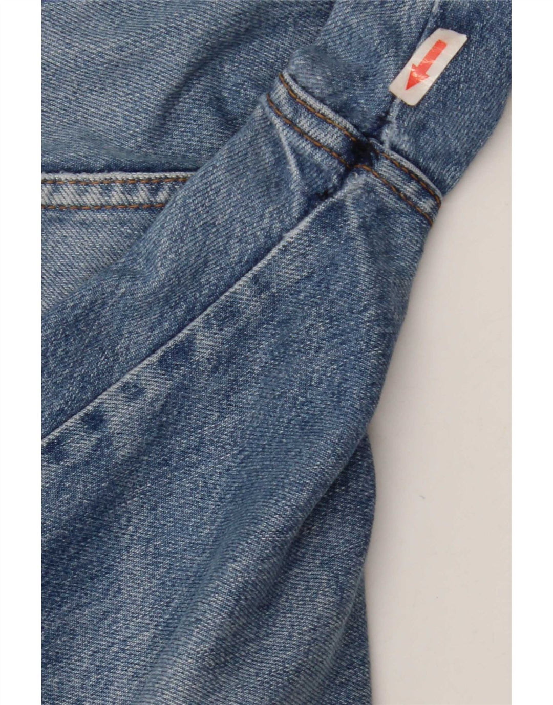 Jeans dritti Wrangler da uomo Texas invecchiati W36 L32 cotone blu
