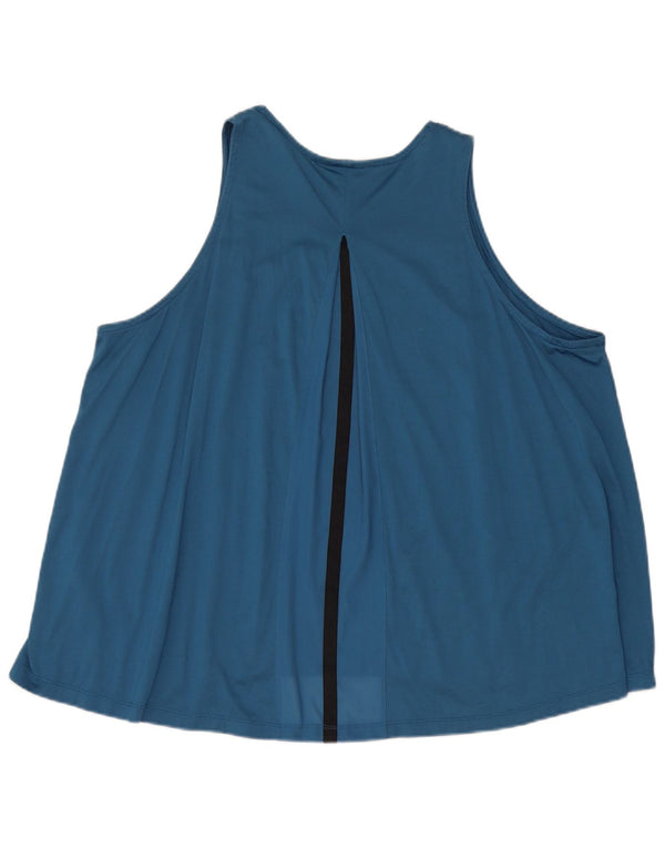 Canotta oversize da donna Nike UK 16 grande cotone blu