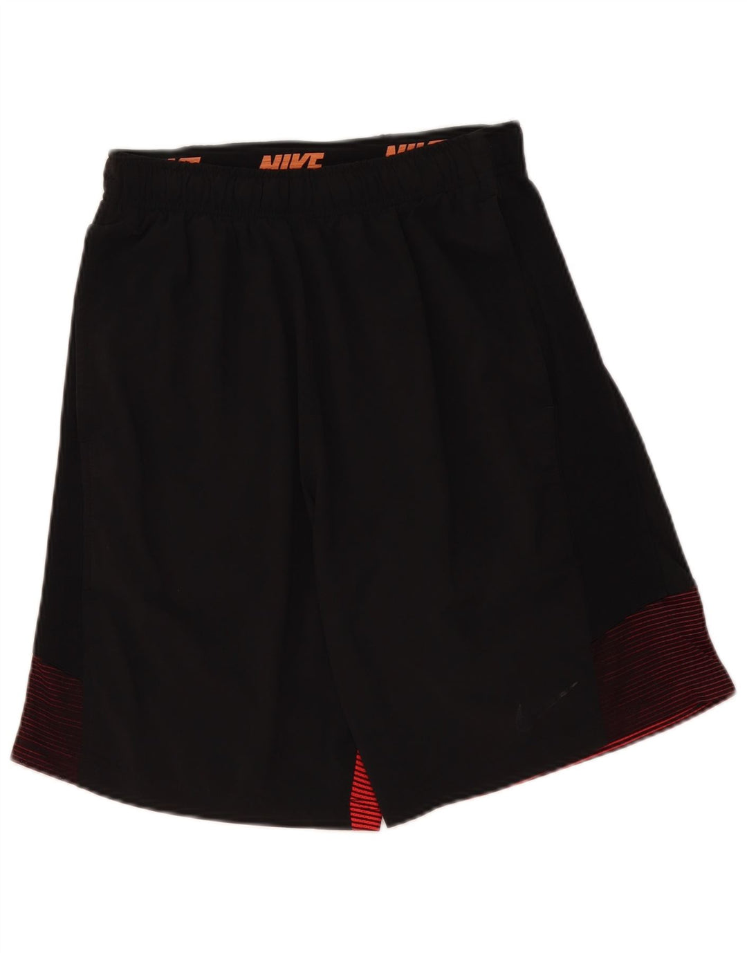 Pantaloncini sportivi Nike Dri Fit da uomo, colore nero medio, in poliestere color block